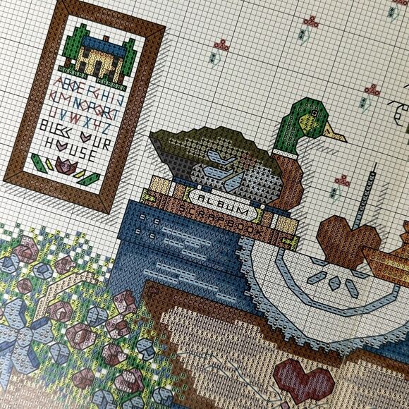 Leisure Arts Collection Things Country Cross Stitch Pattern Leaflet 1986 Project - Picture 11 of 13